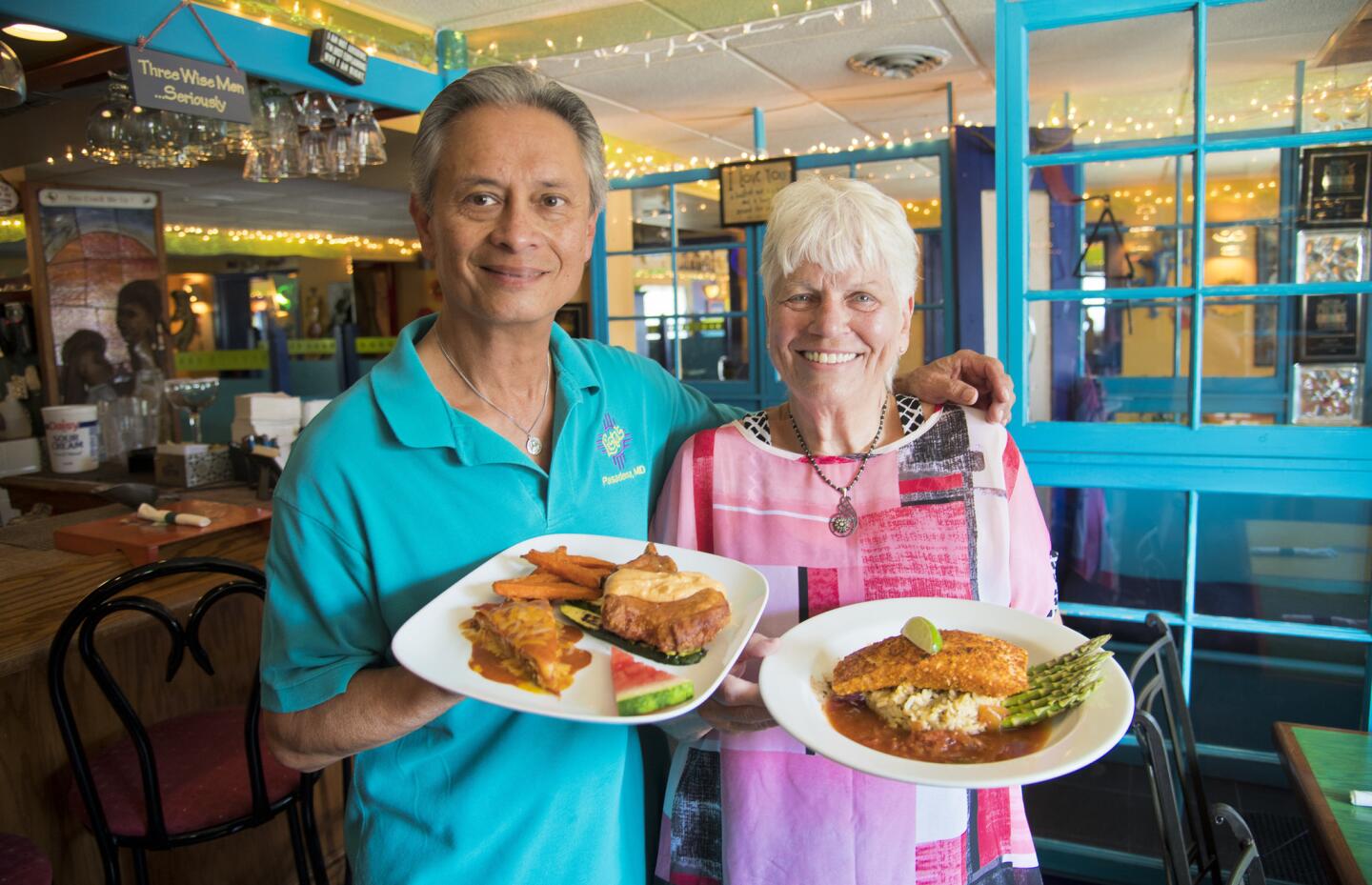 Husband and wife Ruben and Kathy Evangelista own and operate Lista's Grill in Pasadena.
