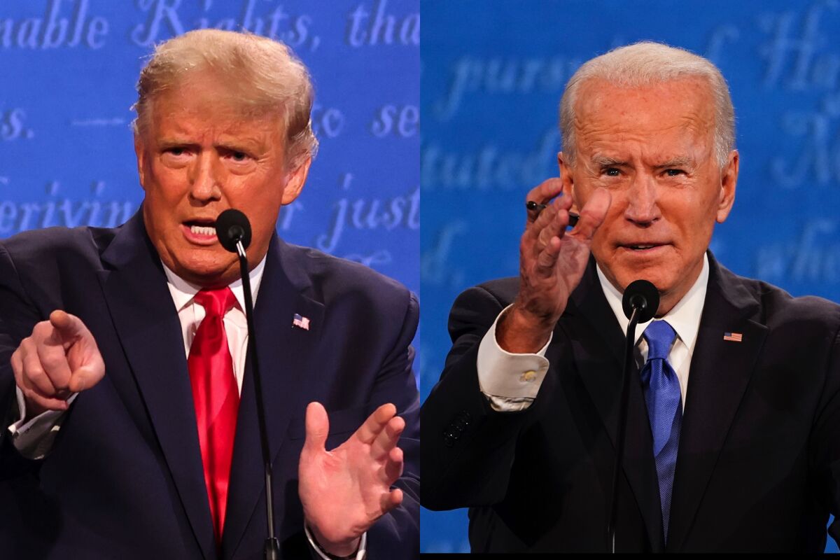 President Donald Trump and former Vice President Joe Biden are in a very close election.