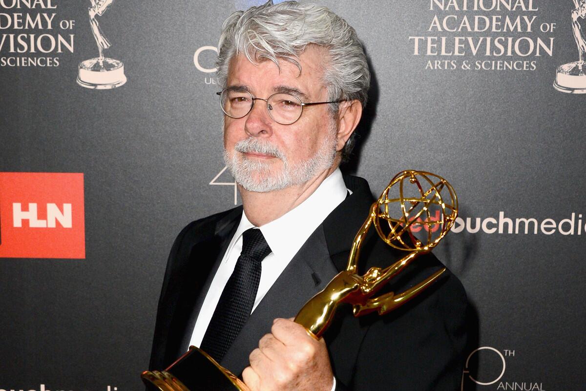 George Lucas wins his first Emmy