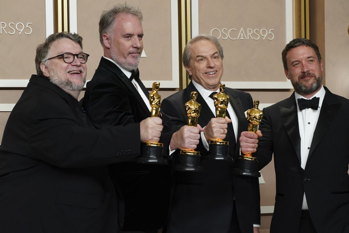 Guillermo del Toro's Pinocchio' wins best animated feature - The San Diego  Union-Tribune