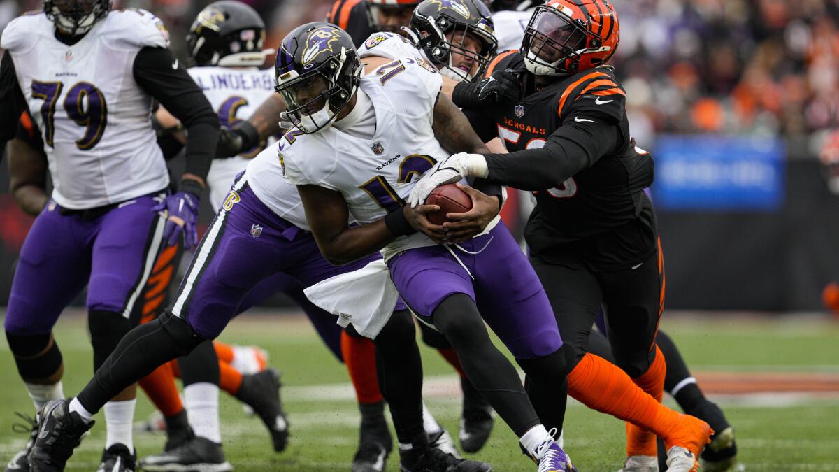 Bengals beat Ravens, which sets up rematch in first round of playoffs 