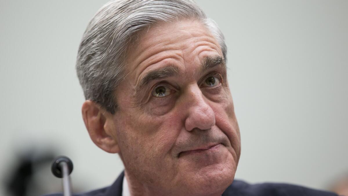 Special counsel Robert S. Mueller III in 2013.