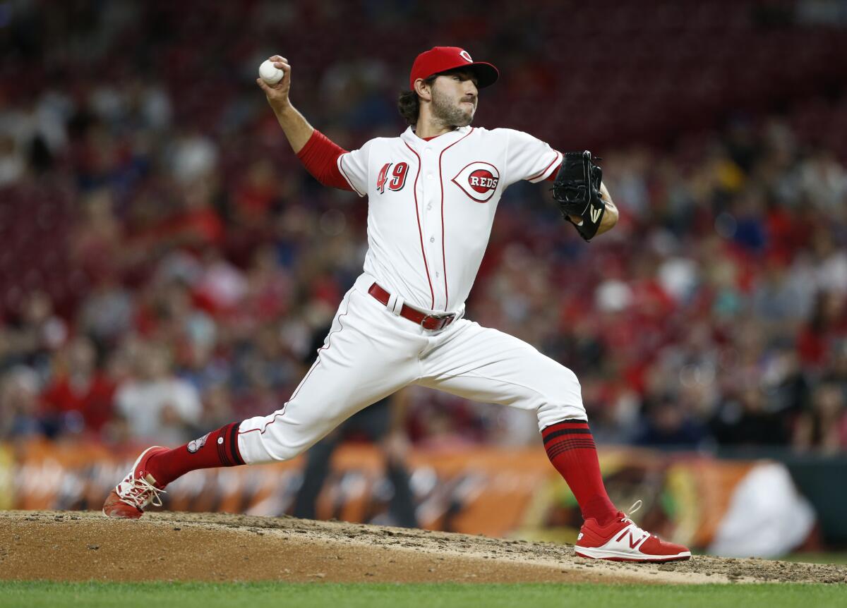 Zack Weiss makes his major league debut with the Cincinnati Reds in 2018.