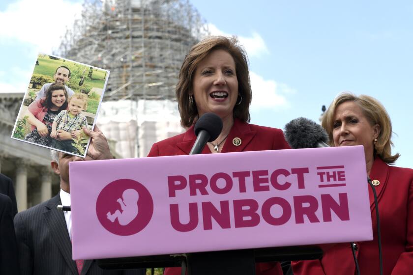 Rep. Vicky Hartzler (R-Mo.) during a news conference Wednesday on the so-called Pain-Capable Unborn Child Protection Act, which passed the House largely along party lines.