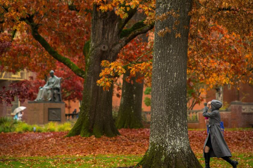 The University of Oregon campus in Eugene, Ore., in November.