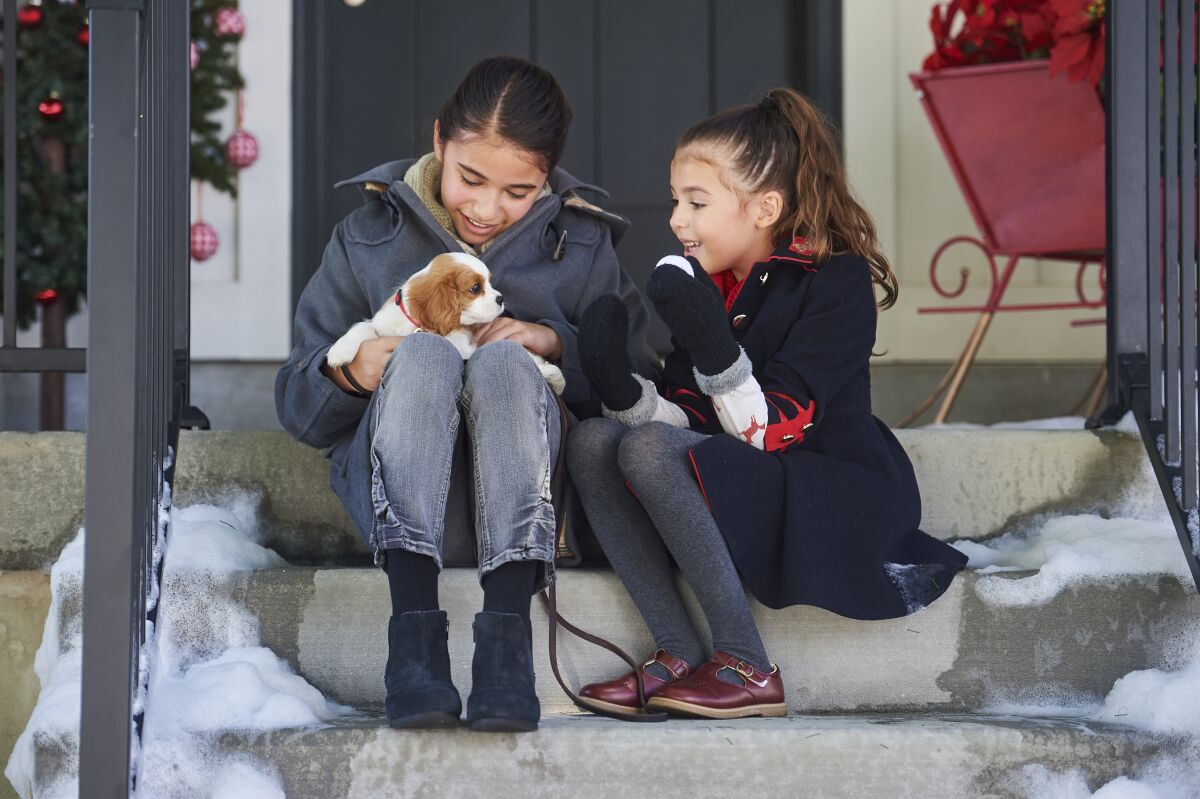 Sadie Coleman and Piper Rubio are "Holly & Ivy" in a new Hallmark Christmas film.