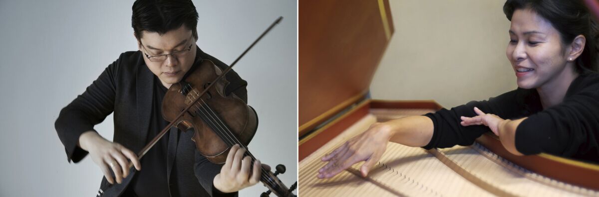Che-Yen Chen and Takae Ohnishi will perform online from the Athenaeum Music & Arts Library on Monday, March 15.