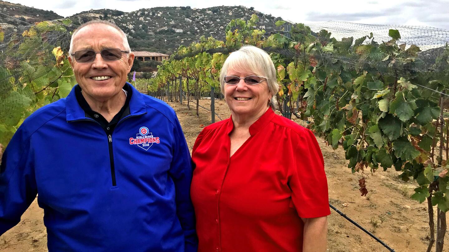 Brad Woods, who with wife Natalie bought a home in the development, appreciates seeing the winemaking process.