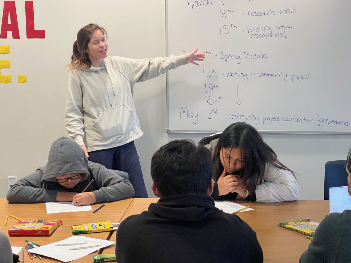 UC San Diego grad student Becca Levine