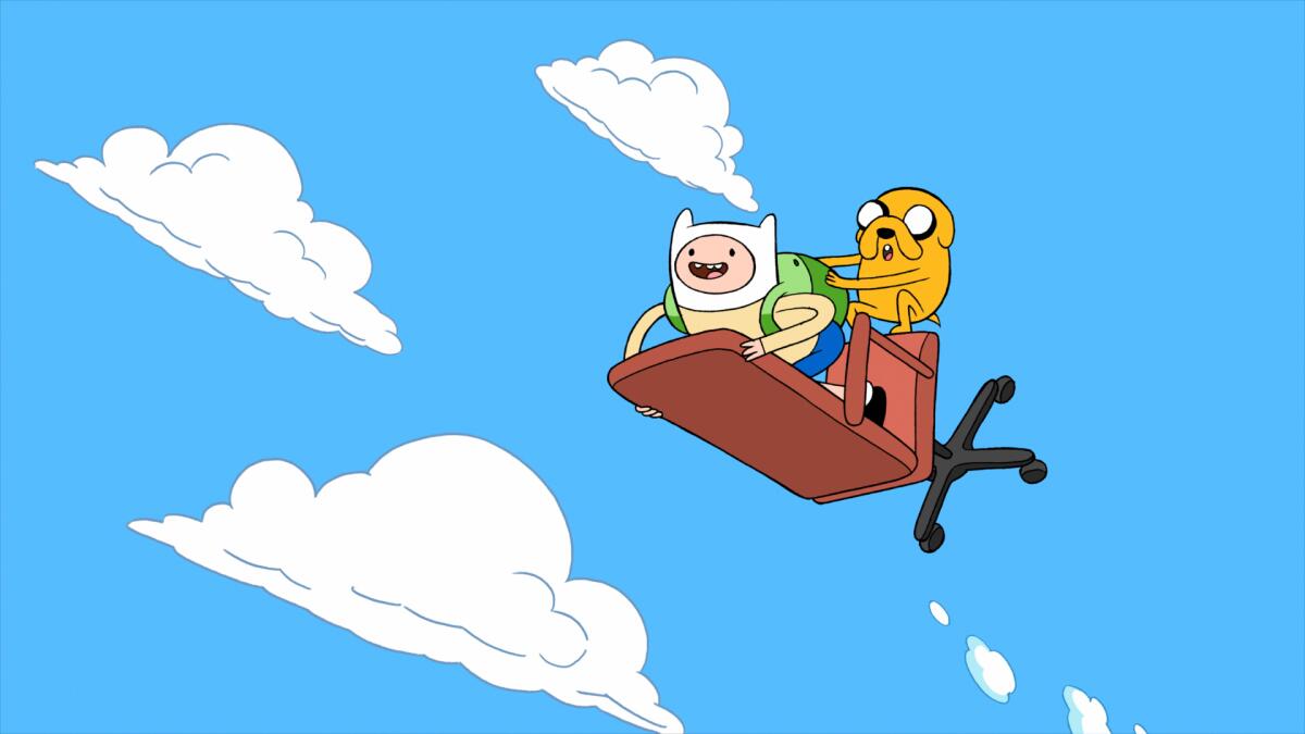 A scene from Cartoon Network's "Adventure Time."  