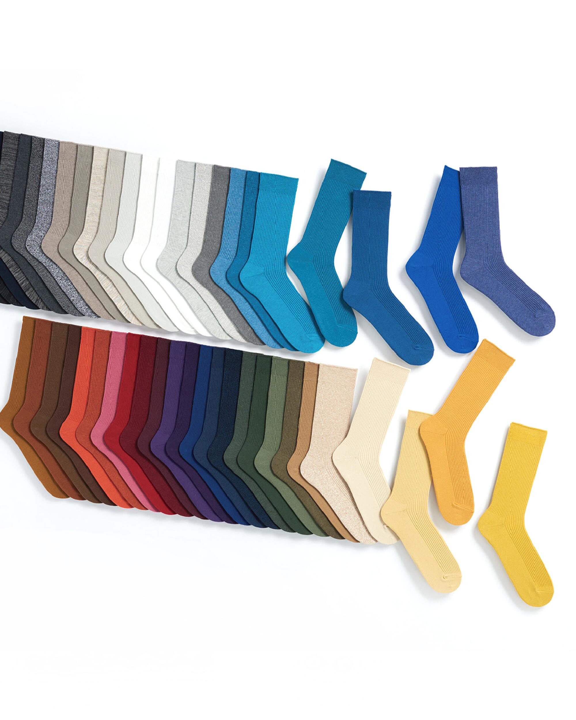 Colorful unisex socks by Uniqlo 