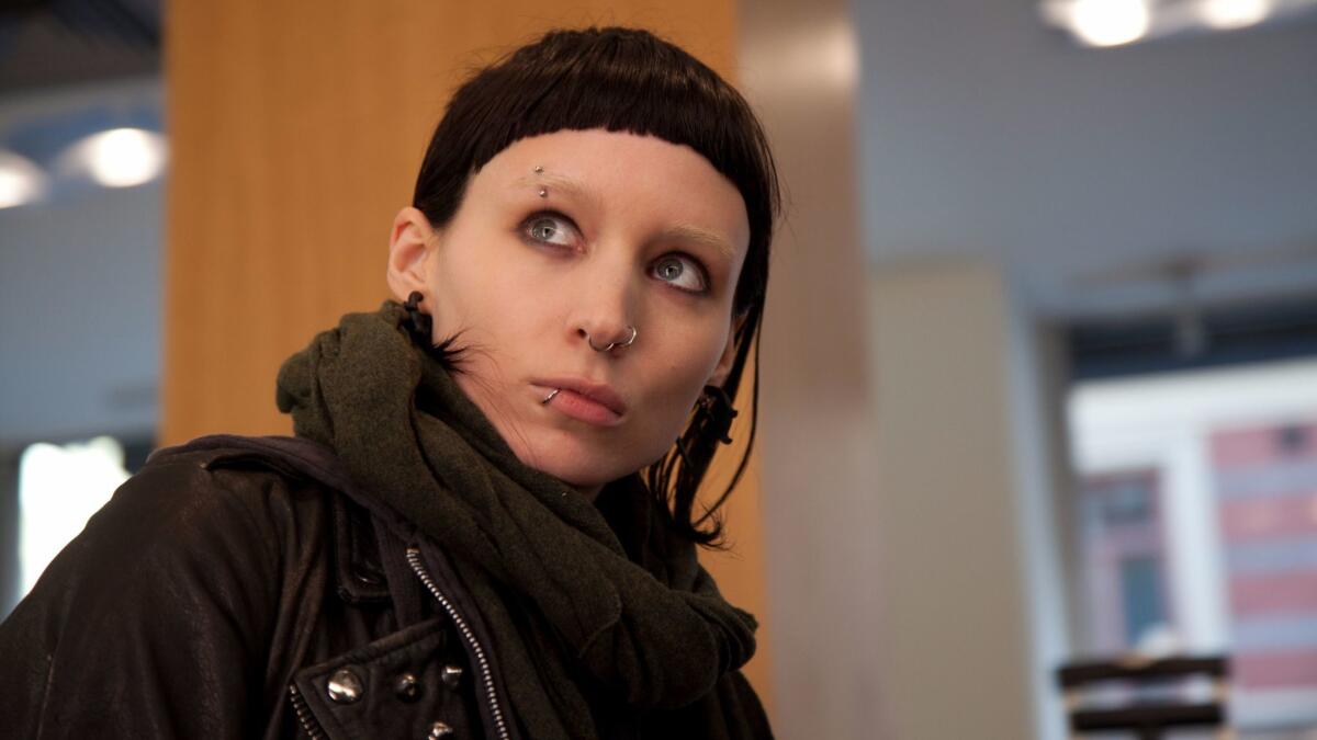 Rooney Mara in "The Girl With The Dragon Tattoo."
