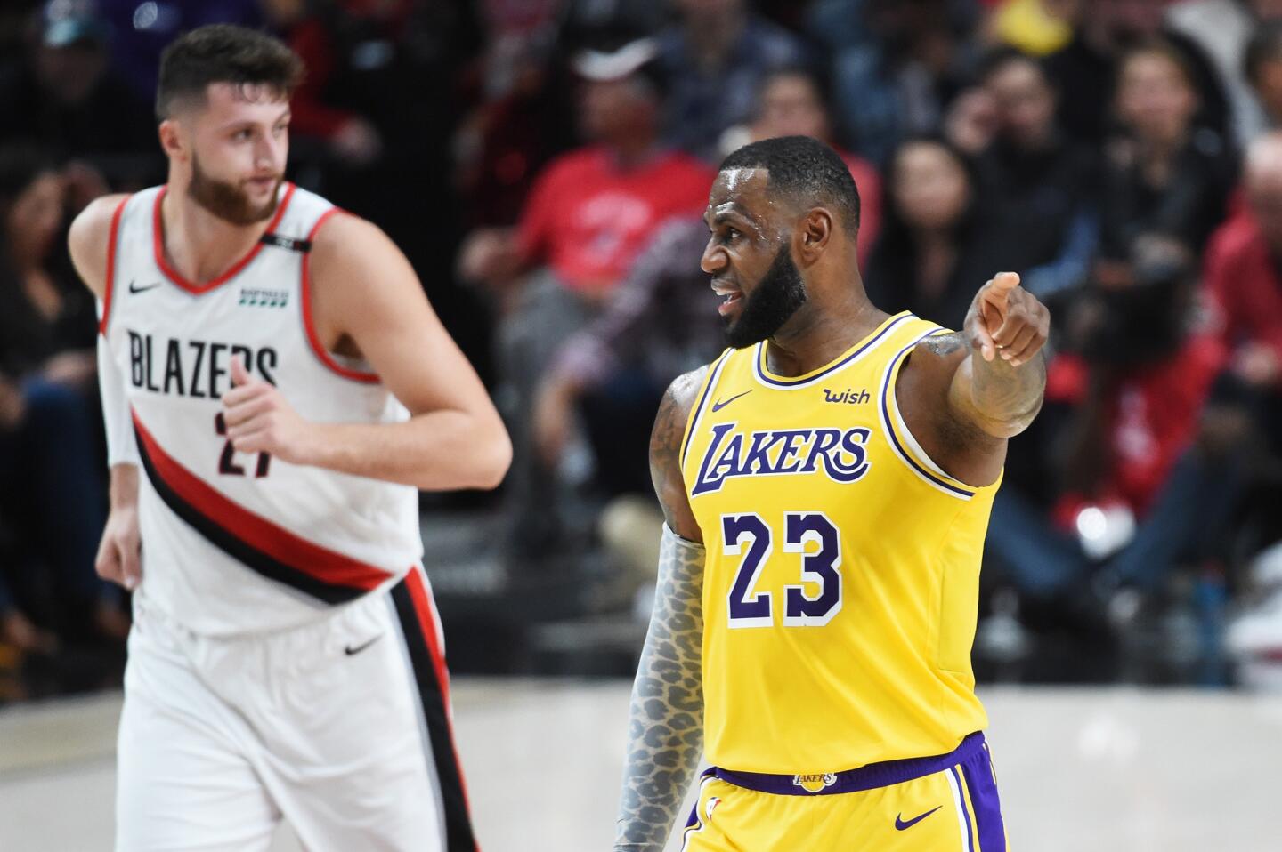 Los Angeles Lakers v Portland Trail Blazers