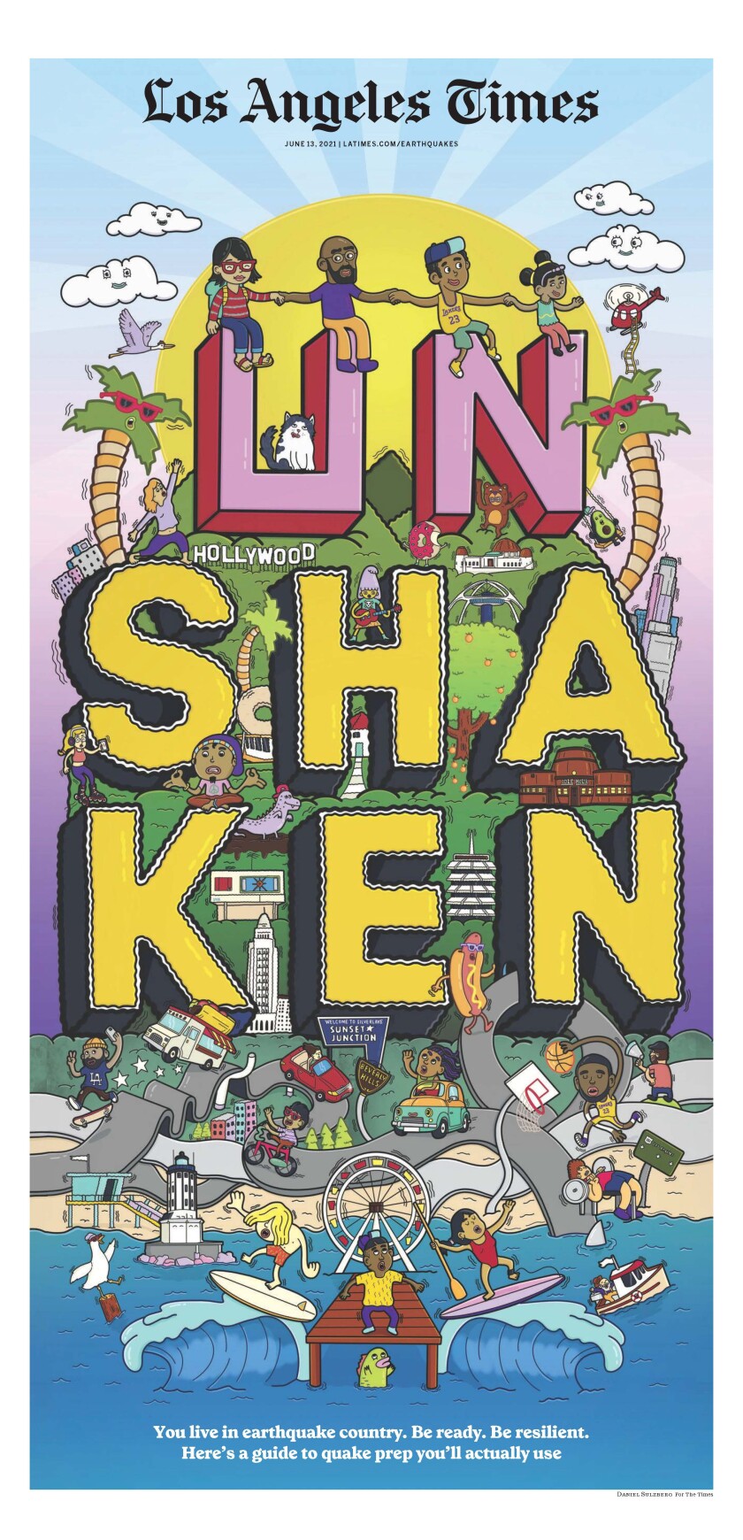 The 24-page premium print guide, "Unshaken,” will debut on Sunday, June 13.