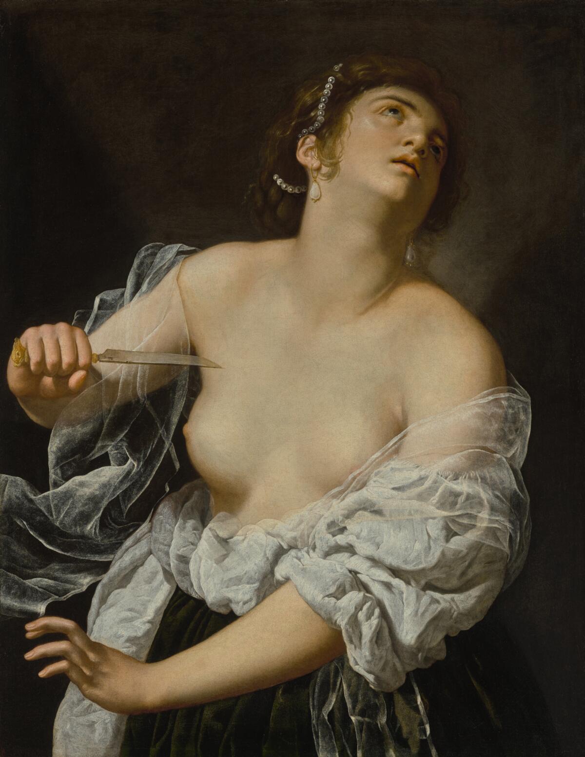 Artemisia Gentileschi's painting "Lucretia" 