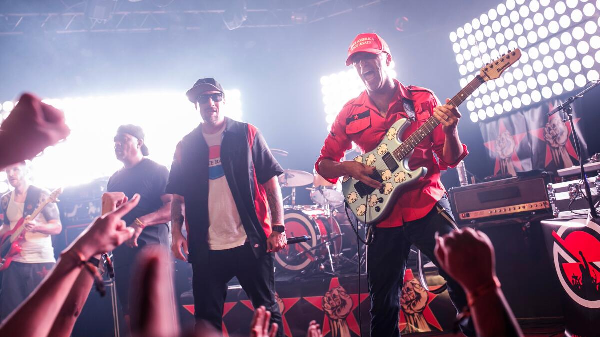 Prophets of Rage performs May 31 at the Whisky a Go Go in West Hollywood.