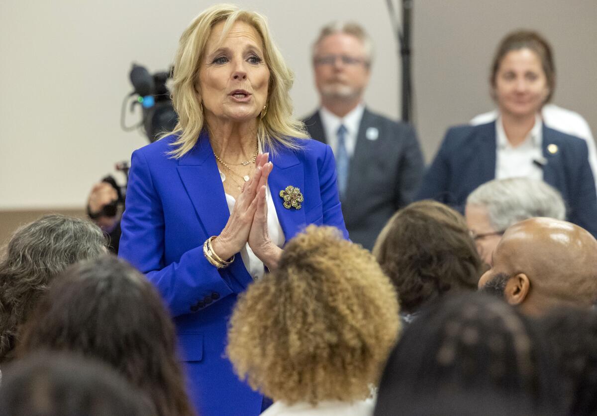 jill biden visit new orleans