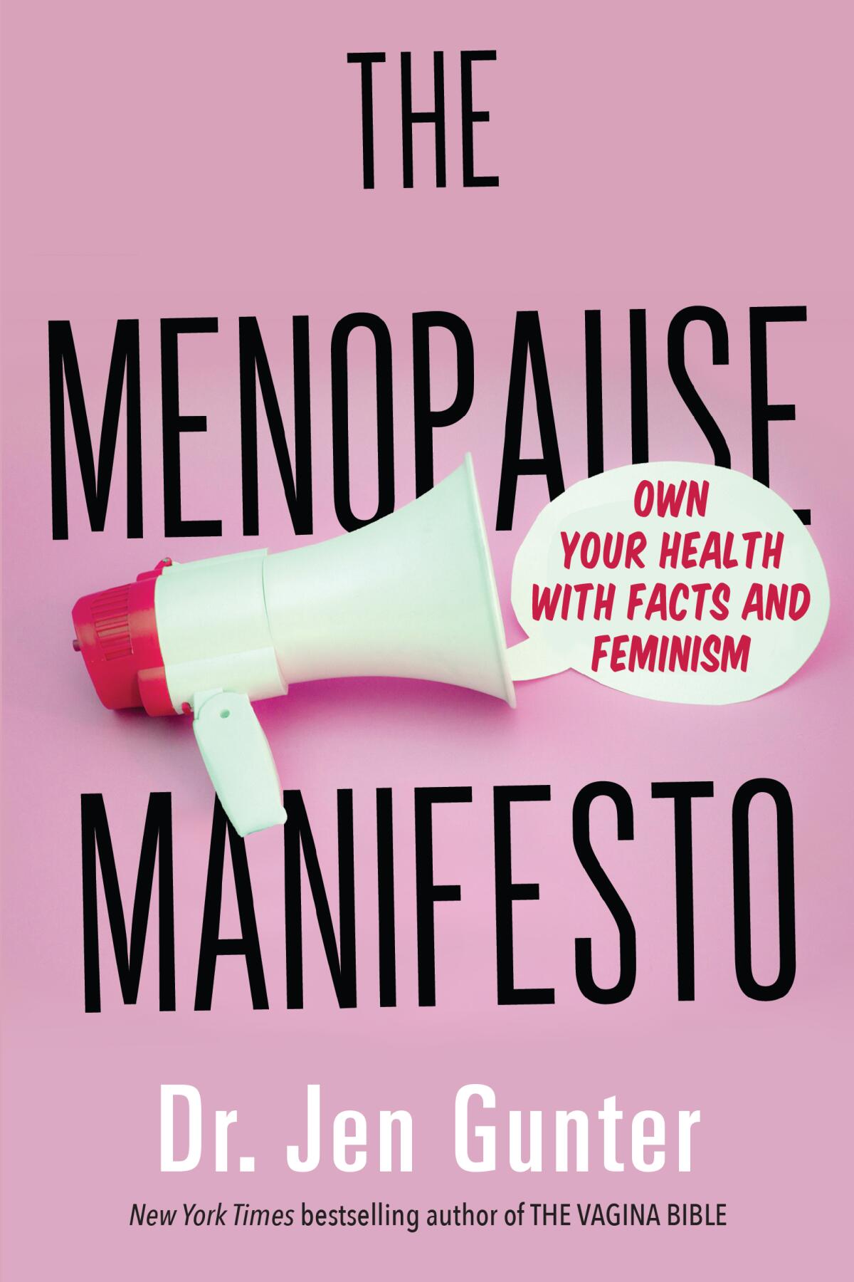 Book cover for "The Menopause Manifesto" 
