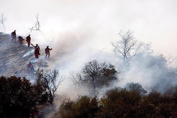 Sepulveda Pass brush fire