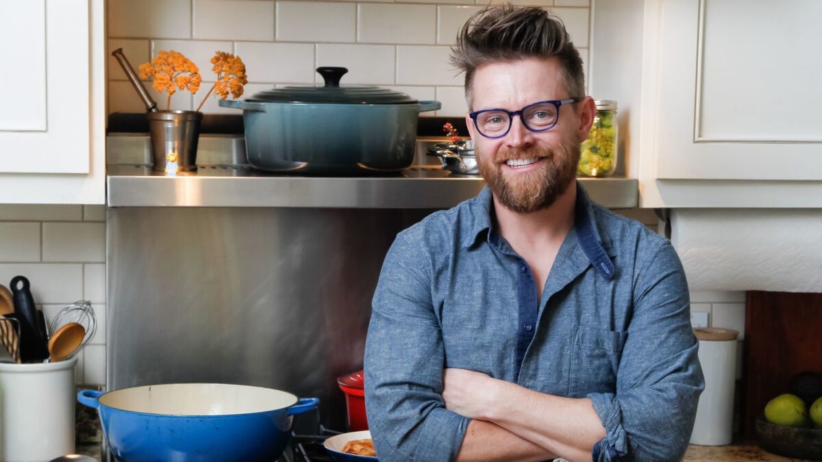 Chef Richard Blais, seen at his Del Mar home in 2017, is heading up a new restaurant at the Park Hyatt Aviara in Carlsbad.
