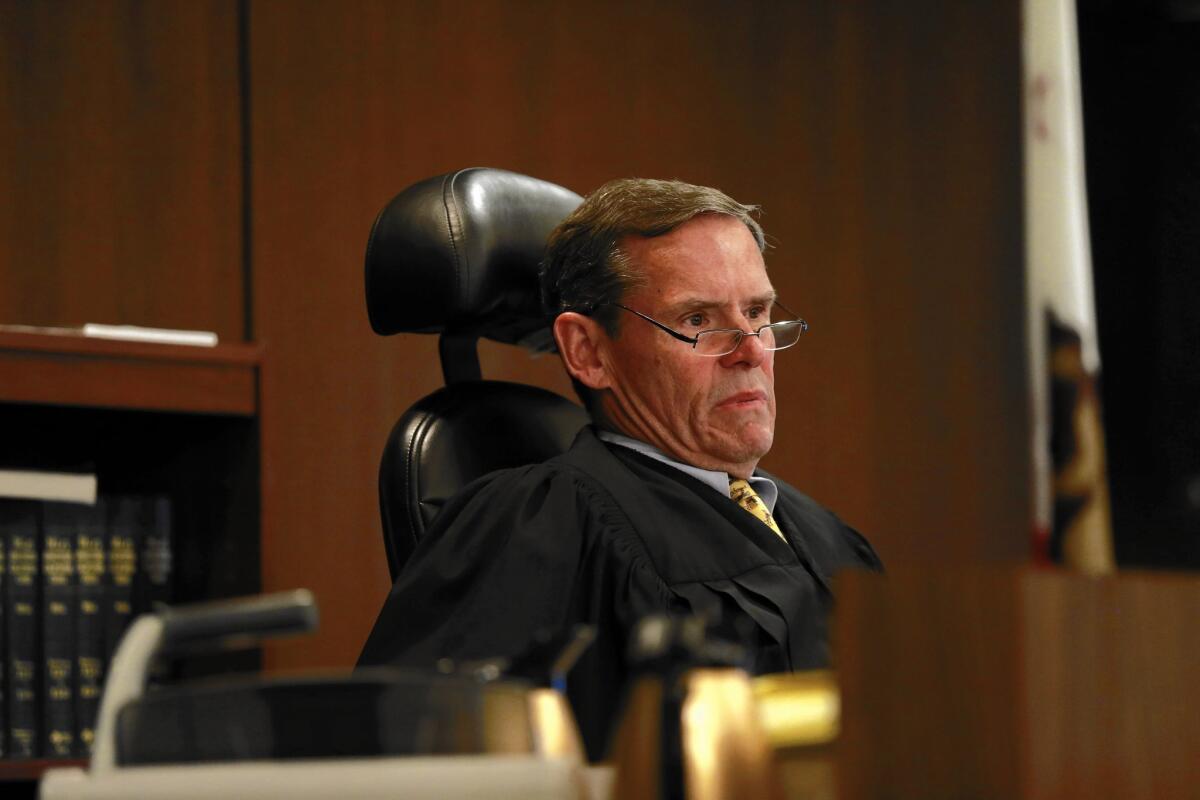 Orange County Superior Court Judge Thomas Goethals has been the focus of 57 disqualification requests from prosecutors since February 2014.