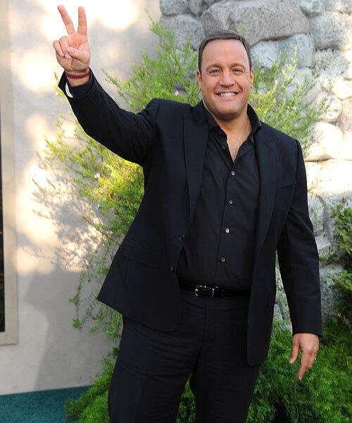 Kevin James stars as Griffin Keyes, a zookeeper who is suddenly being spoken to by the animals at the zoo. The "Paul Blart: Mall Cop" and former "King of Queens" star also helped write and produce the film, which premiered at the Regency Village Theatre in Los Angeles.