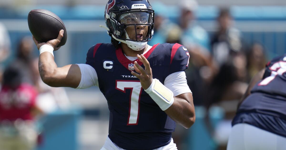 Texans rookie QB C.J. Stroud struggles, but Houston beats Patriots