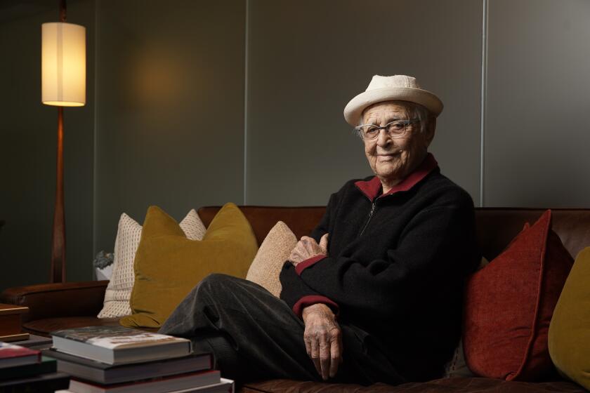 CULVER CITY, CALIF. - DECEMBER 11: Norman Lear poses for a portrait in his office at Act III on the Sony Pictures Studios lot on Wednesday, Dec. 11, 2019 in Culver City, Calif. (Kent Nishimura / Los Angeles Times)