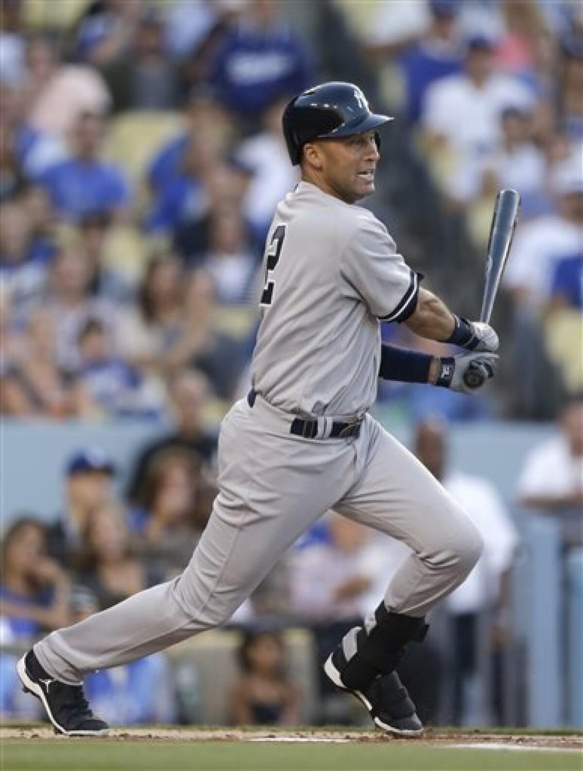 YANKEES: Derek Jeter hits home run in first game off disabled list