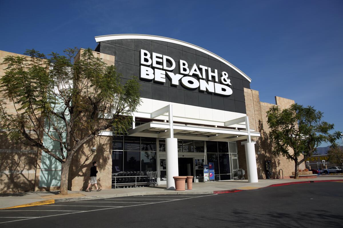 A Bed, Bath & Beyond in Pasadena.;