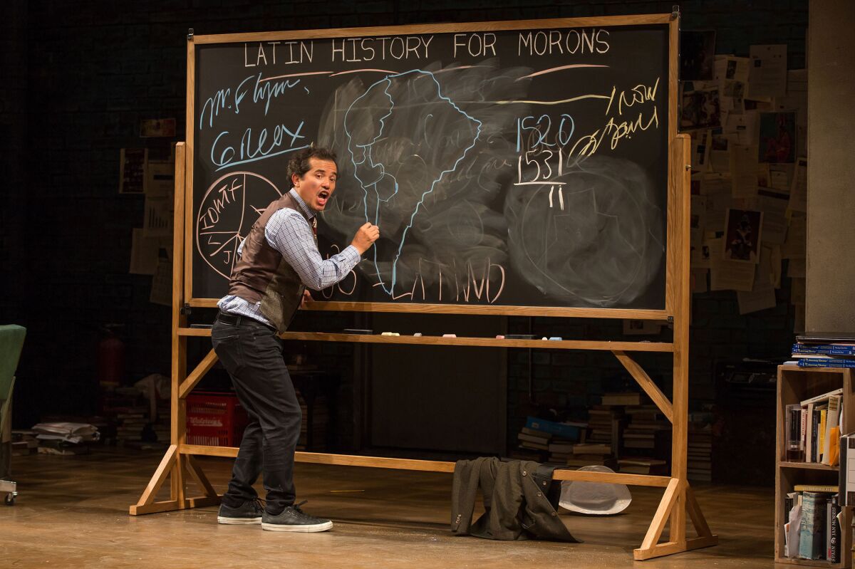 John Leguizamo brings his solo comedy “Latin History for Morons” to the Ahmanson Theatre.