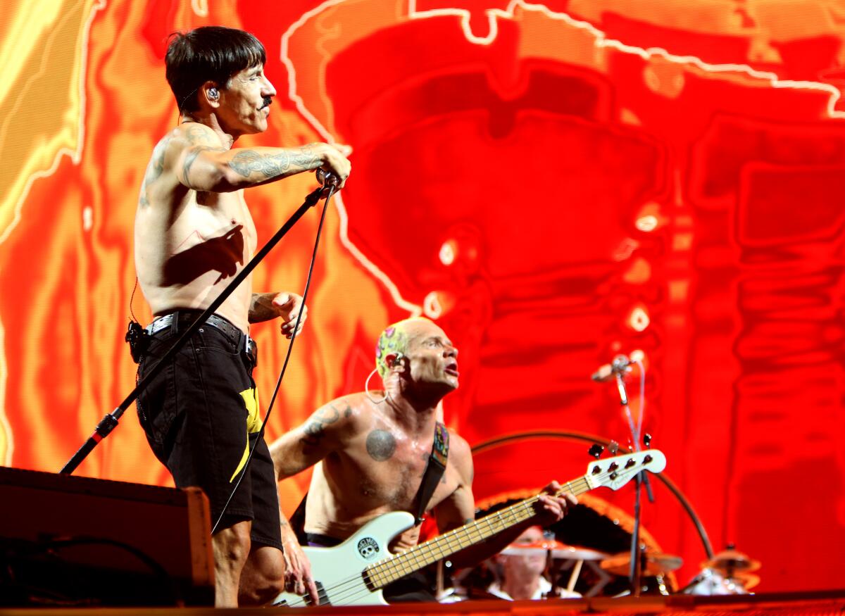 Red Hot Chili Peppers continue their Global Stadium Tour at SoFi Stadium
