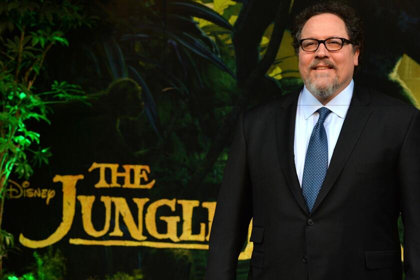 Director Jon Favreau at the London premiere of "The Jungle Book" in April 2016.
