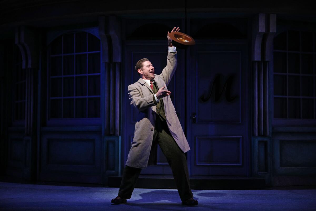 Brian Vaughn performs the title song "She Loves Me" in South Coast Repertory's rendition of the musical.