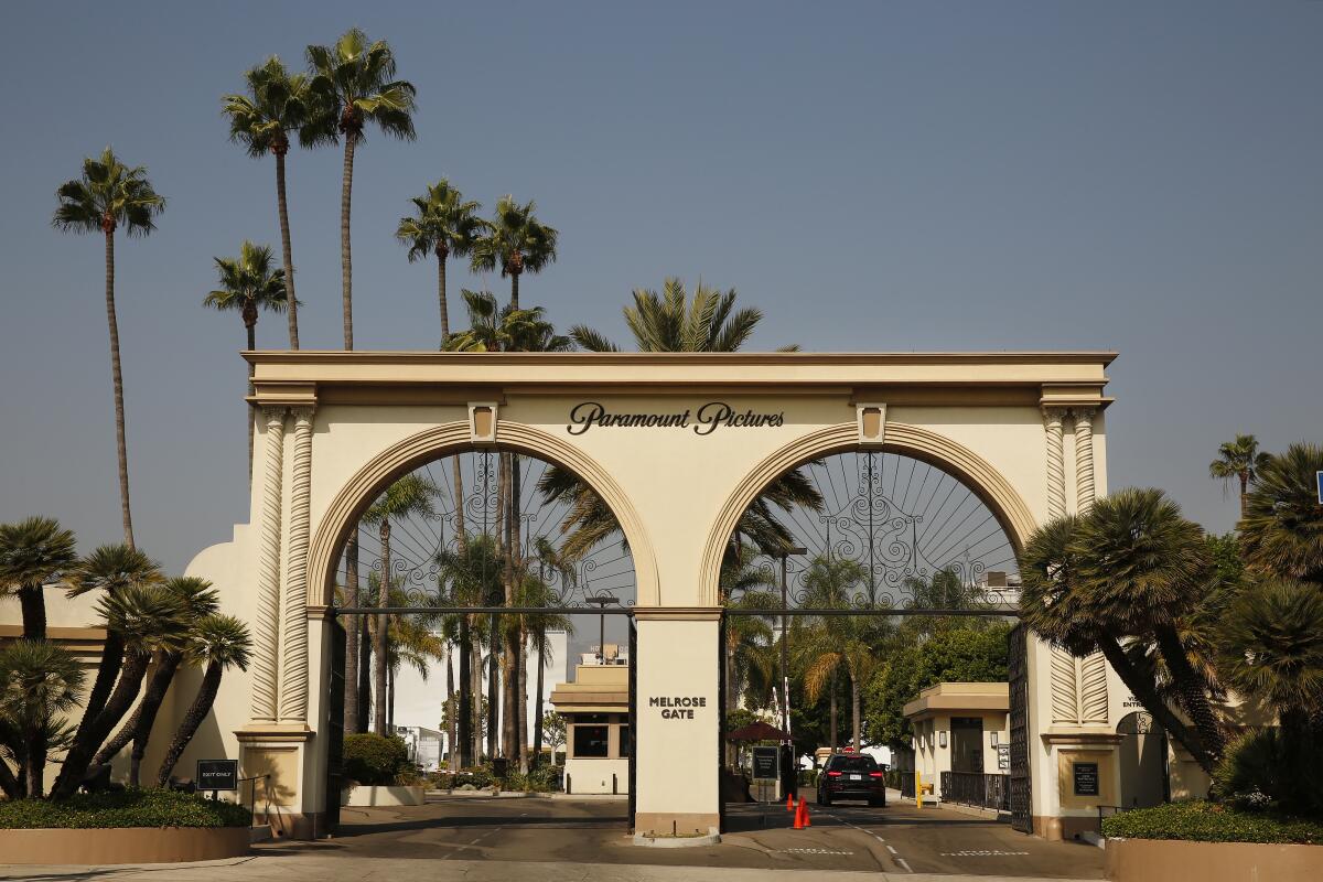 The Melrose gate of Paramount Pictures Studio