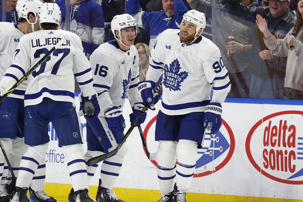 New addition O'Reilly sparks Leafs in 6-3 win over Sabres - The San Diego  Union-Tribune