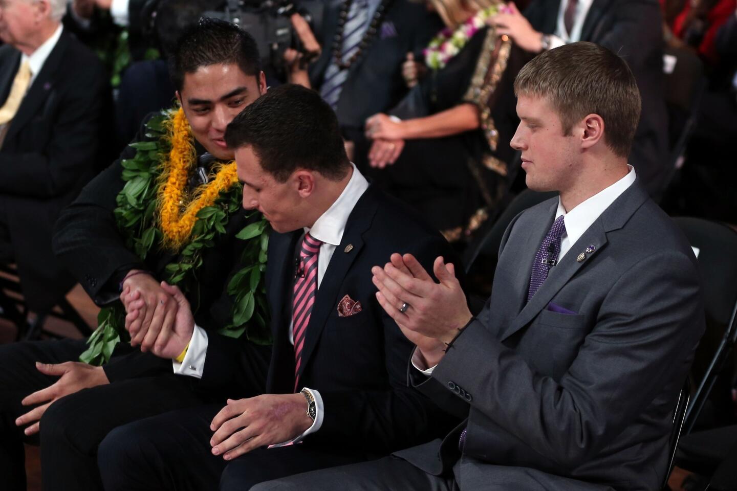 Manti Te'o, Johnny Manziel, Collin Klein