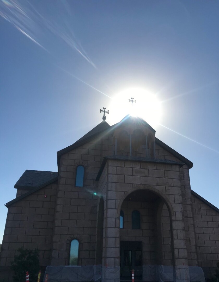 St. Sarkis Armenian Church on El Camino Real in Carmel Valley
