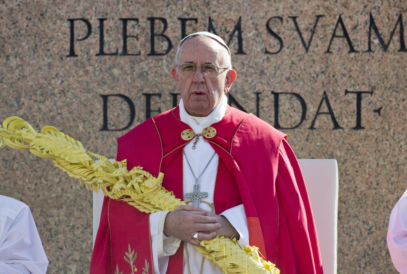 Pope Palm Sunday