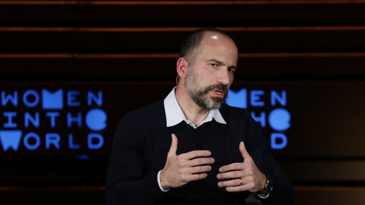 Uber Chief Executive Dara Khosrowshahi, who took the helm in August, has signaled his intention to clean up the company culture and image.