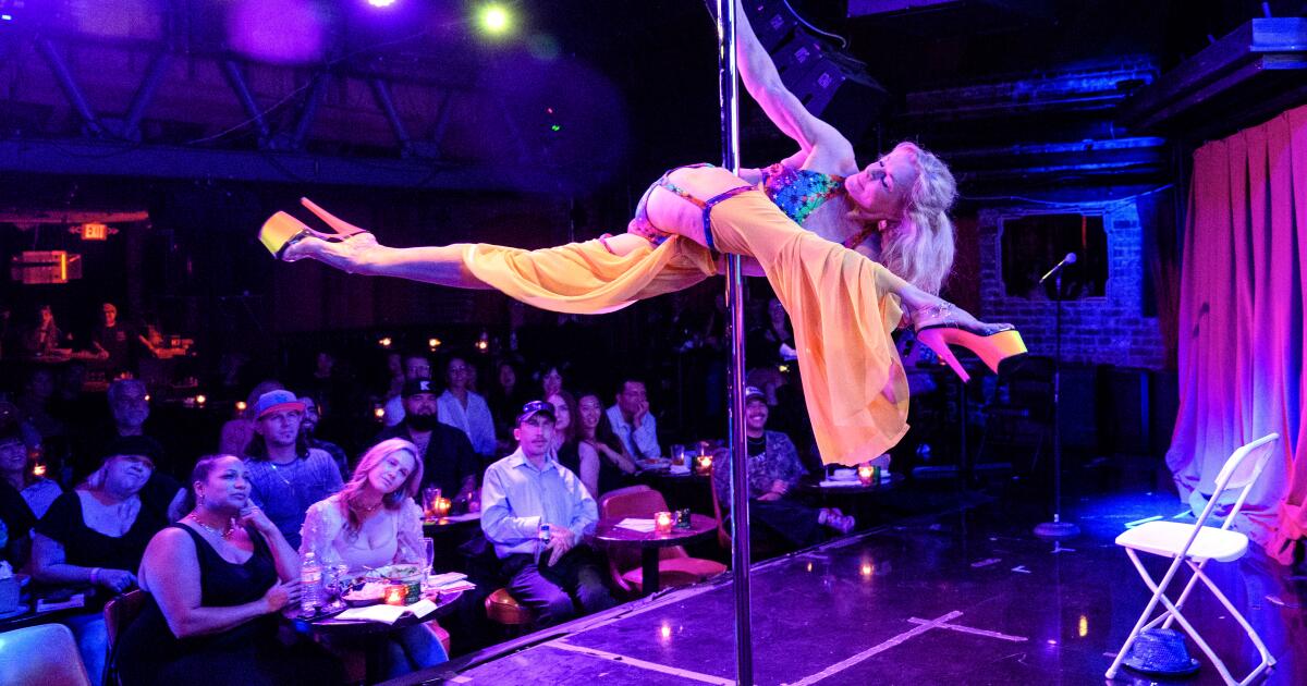 This 71-year-old pole dancer defies expectations — and gravity — in age-obsessed L.A.