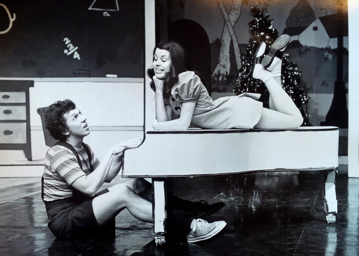 Ed Krieger in a Chicago theater production of "Charlie Brown" in the 1970s.