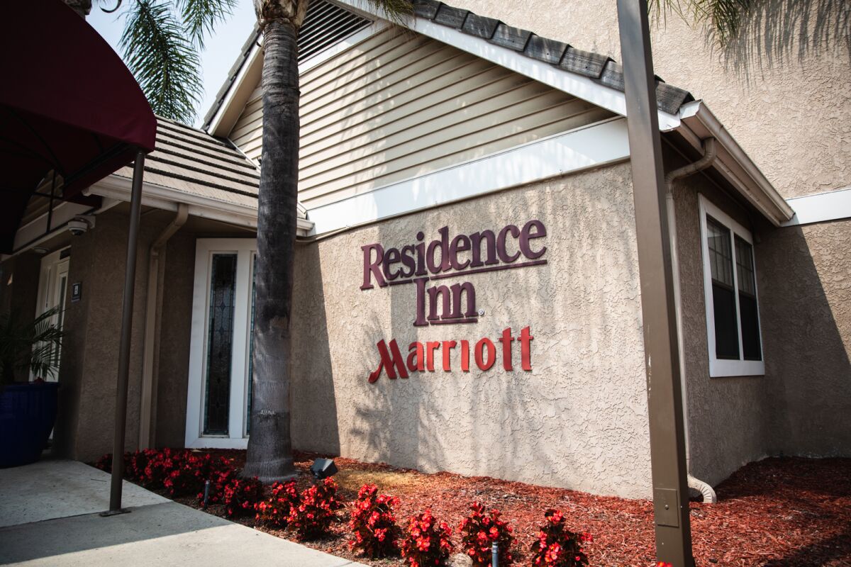 The Residence Inn by Marriott on Kearny Mesa road. 
