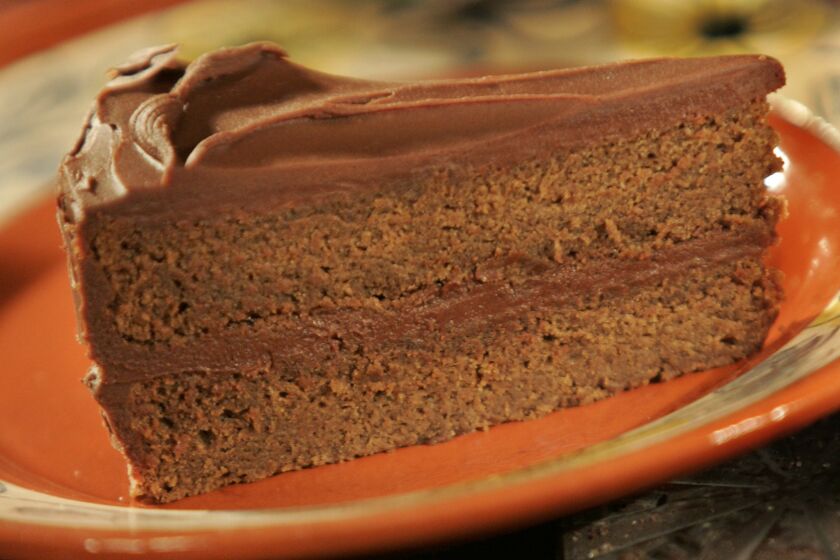 Mexican chocolate layer cake.