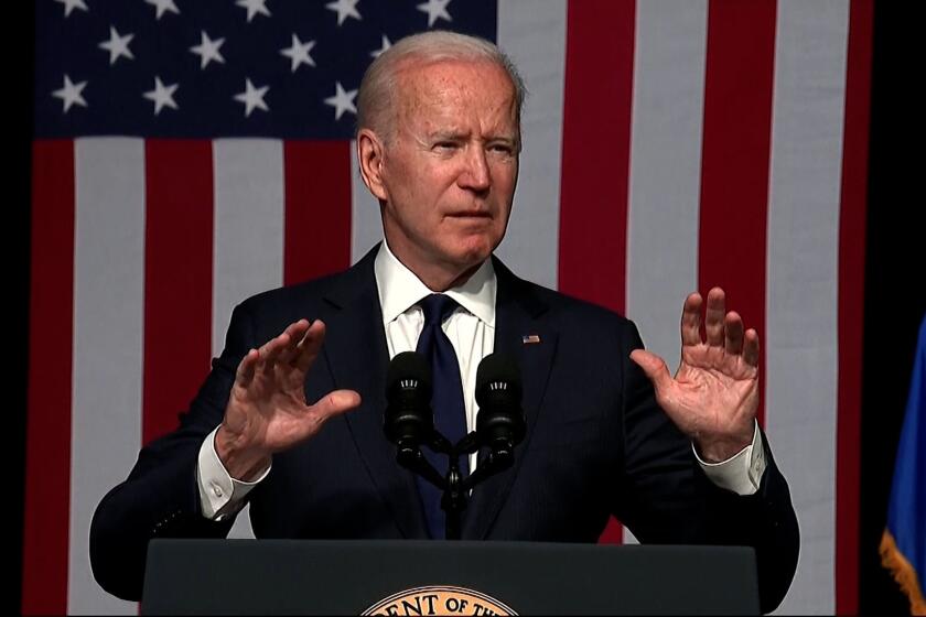 President Biden led a remembrance Tuesday of one of the nation's darkest — and long suppressed — moments of racial violence, marking the 100th anniversary of the destruction of a thriving Black community in Tulsa.