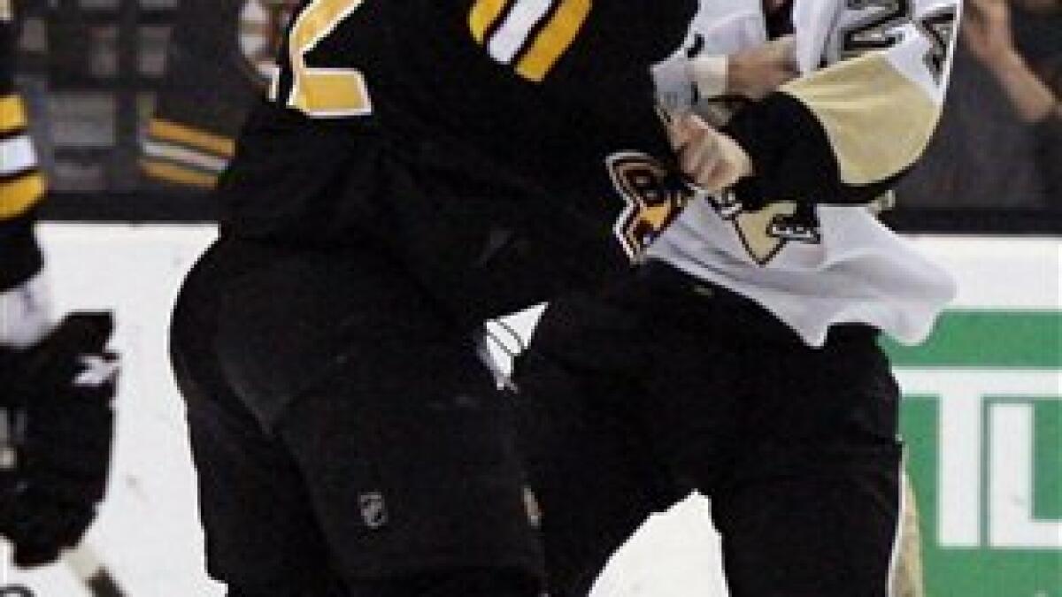 Marc Savard hit angers Bruins