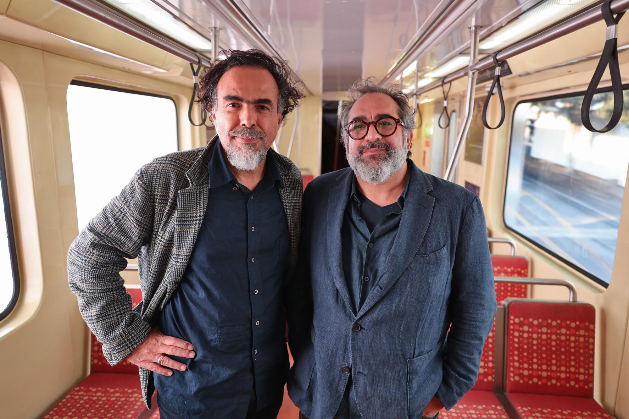 Alejandro G. Iñárritu y Eugenio Caballero