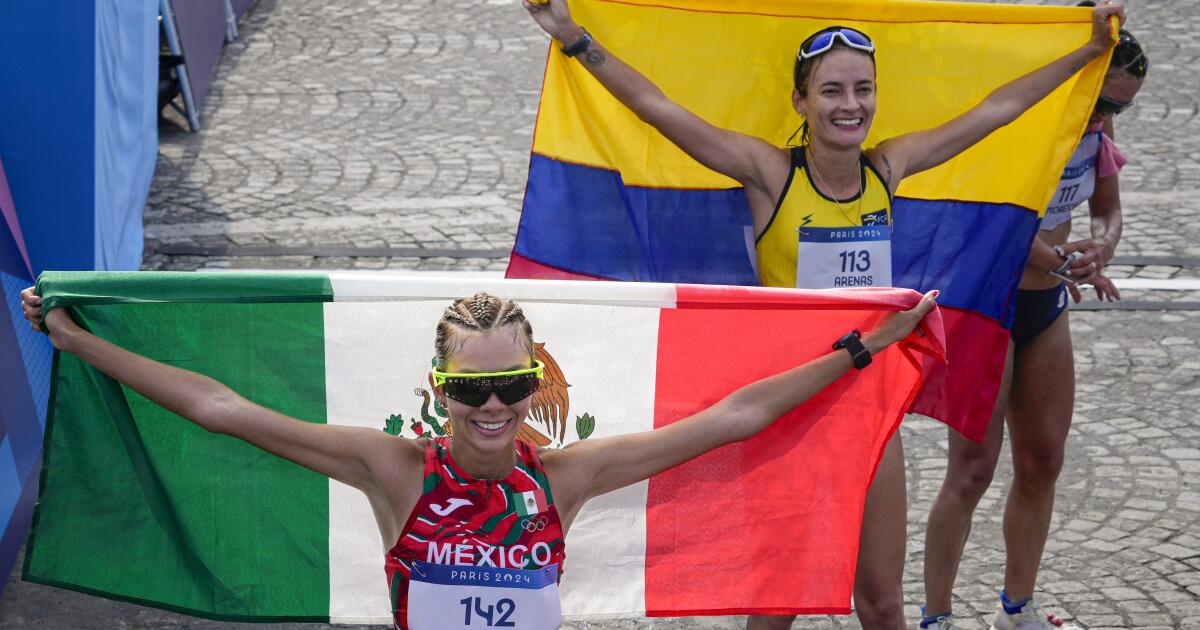 Alegna González was unable to return to Mexico on an Olympic podium in race walking