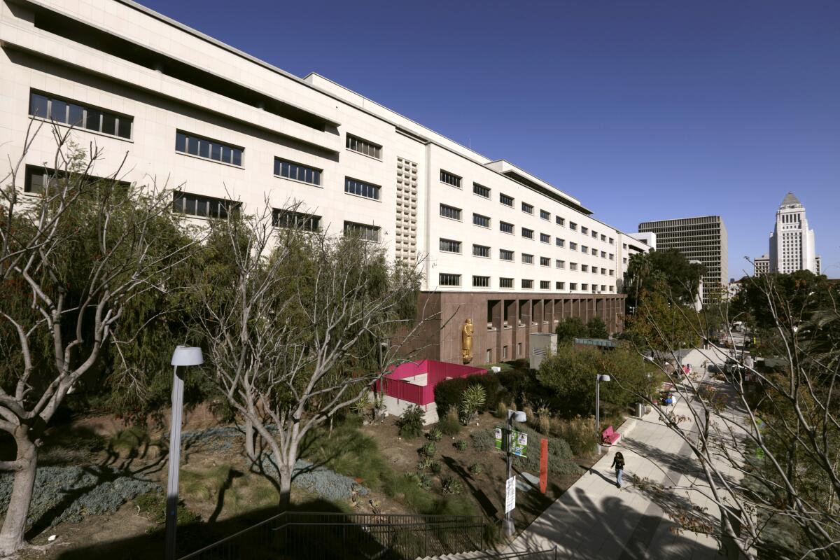 L.A. County Kenneth Hahn Hall of Administration in downtown Los Angeles. 