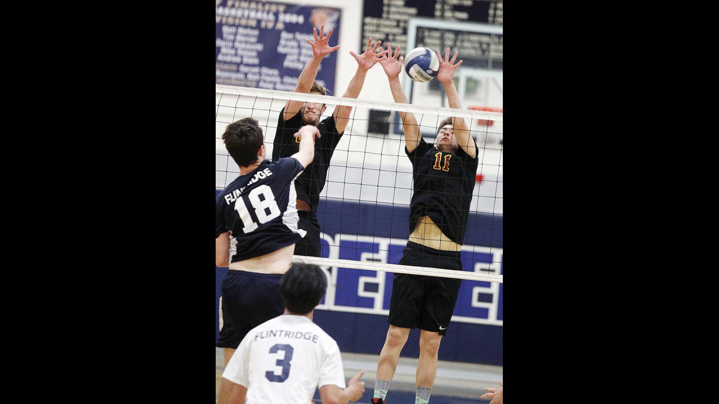 Photo Gallery: La Canada vs. Flintridge Prep in first round CIF Division III boys' volleyball playoff